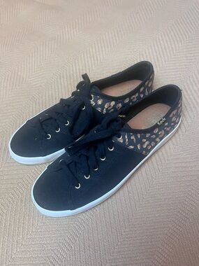 Keds Black cheetah Print